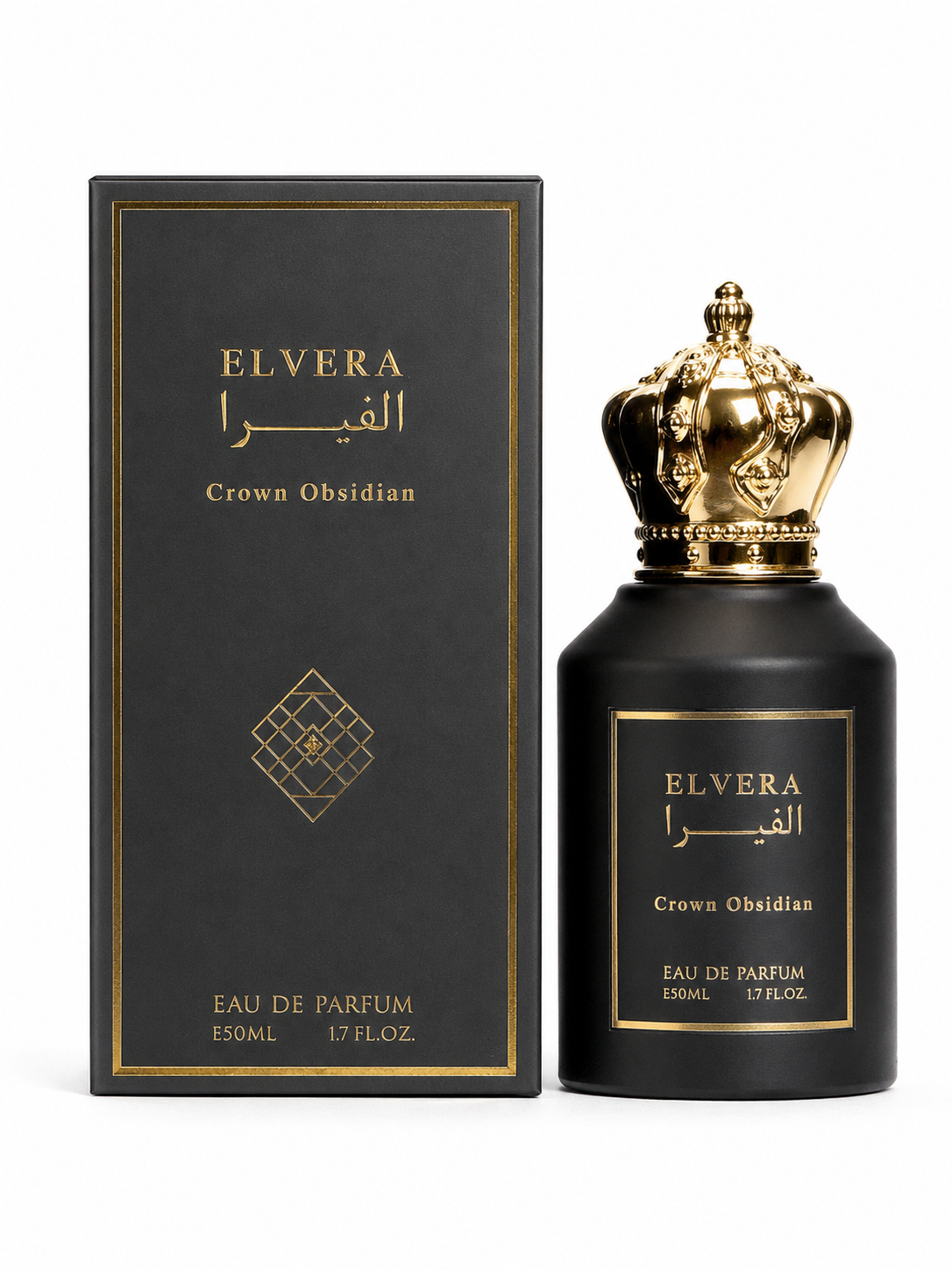 ELVERA Crown Obsidian - 20%OFF